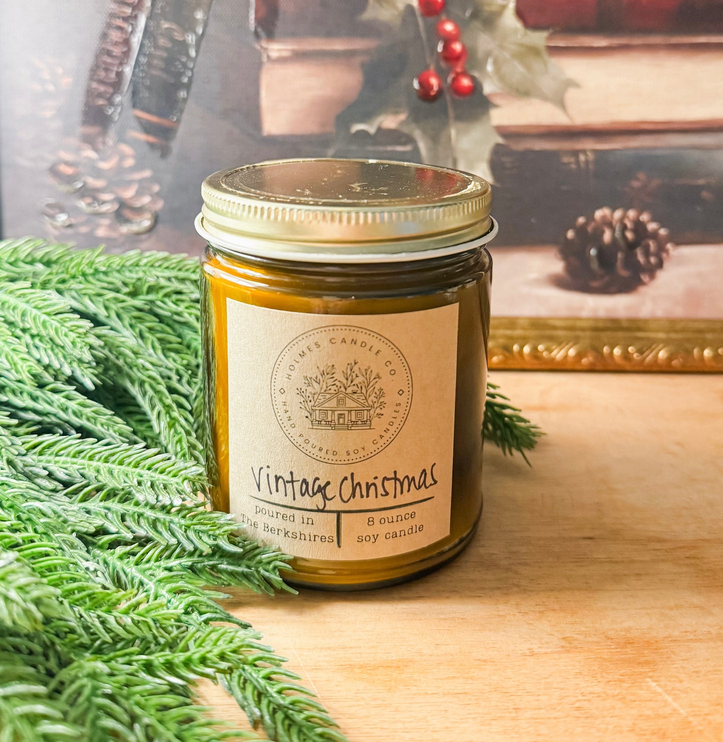 Holiday Collection: 8 Ounce Soy Candle
