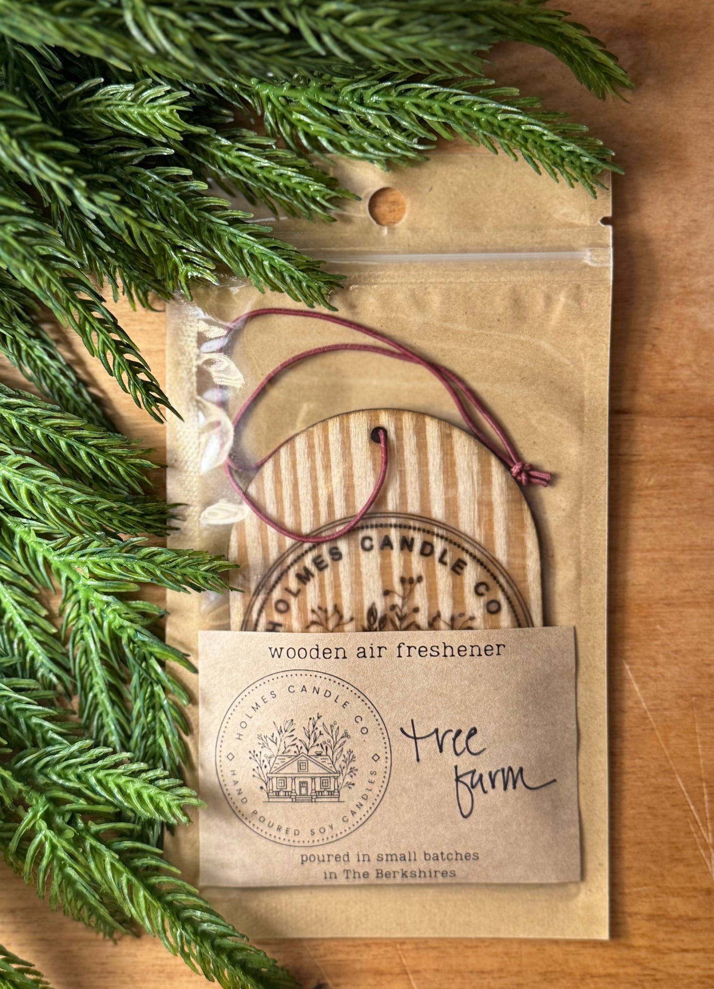 Holiday Collection: Oil Infused Wooden Air Freshener
