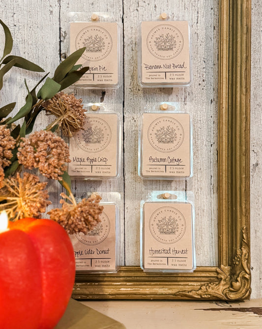 Fall Collection: 2.5 Ounce Wax Melts