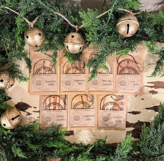 Holiday Collection: Oil Infused Wooden Air Freshener