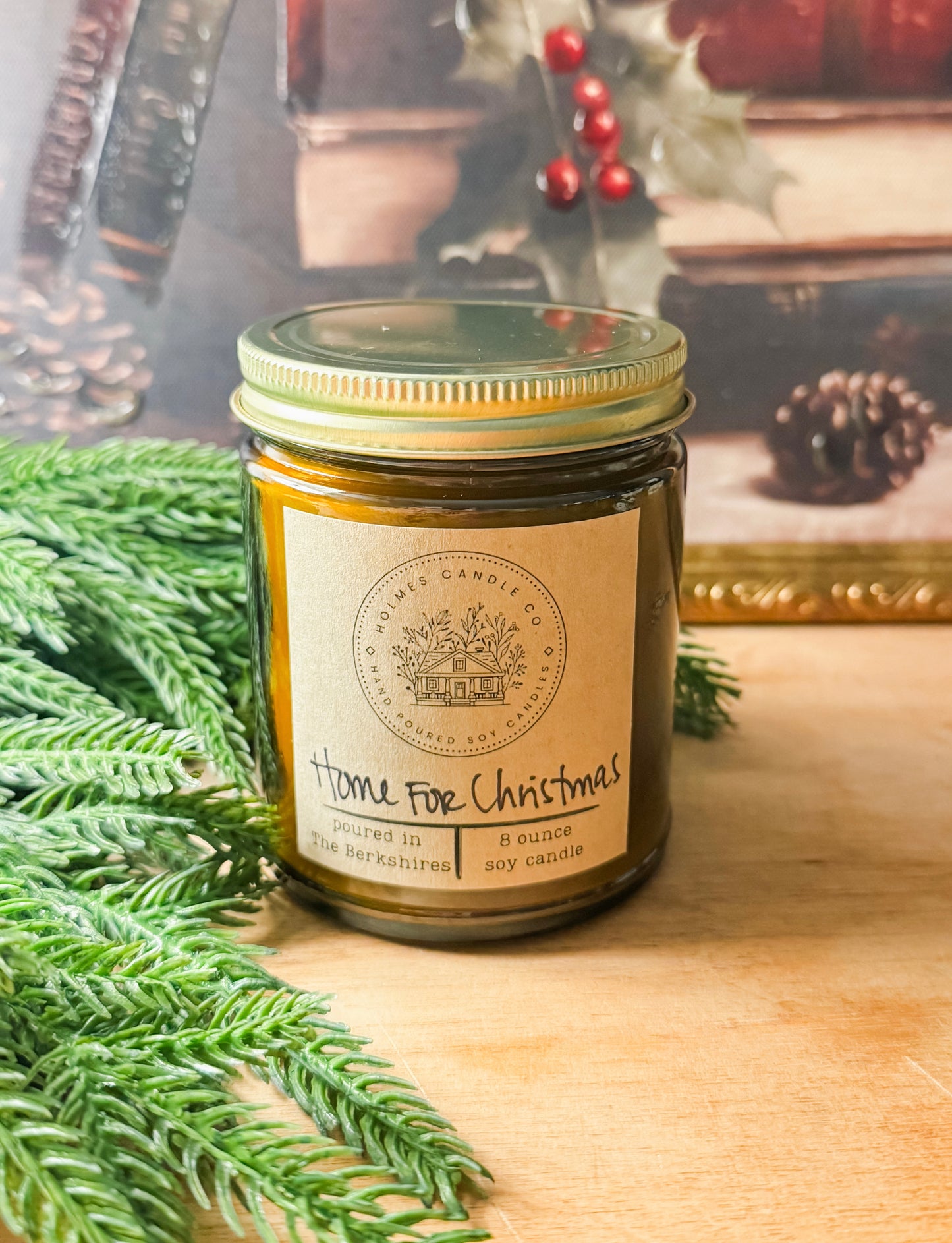 Holiday Collection: 8 Ounce Soy Candle