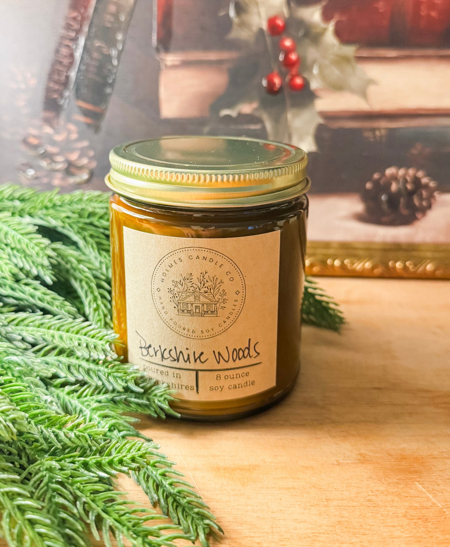 Holiday Collection: 8 Ounce Soy Candle