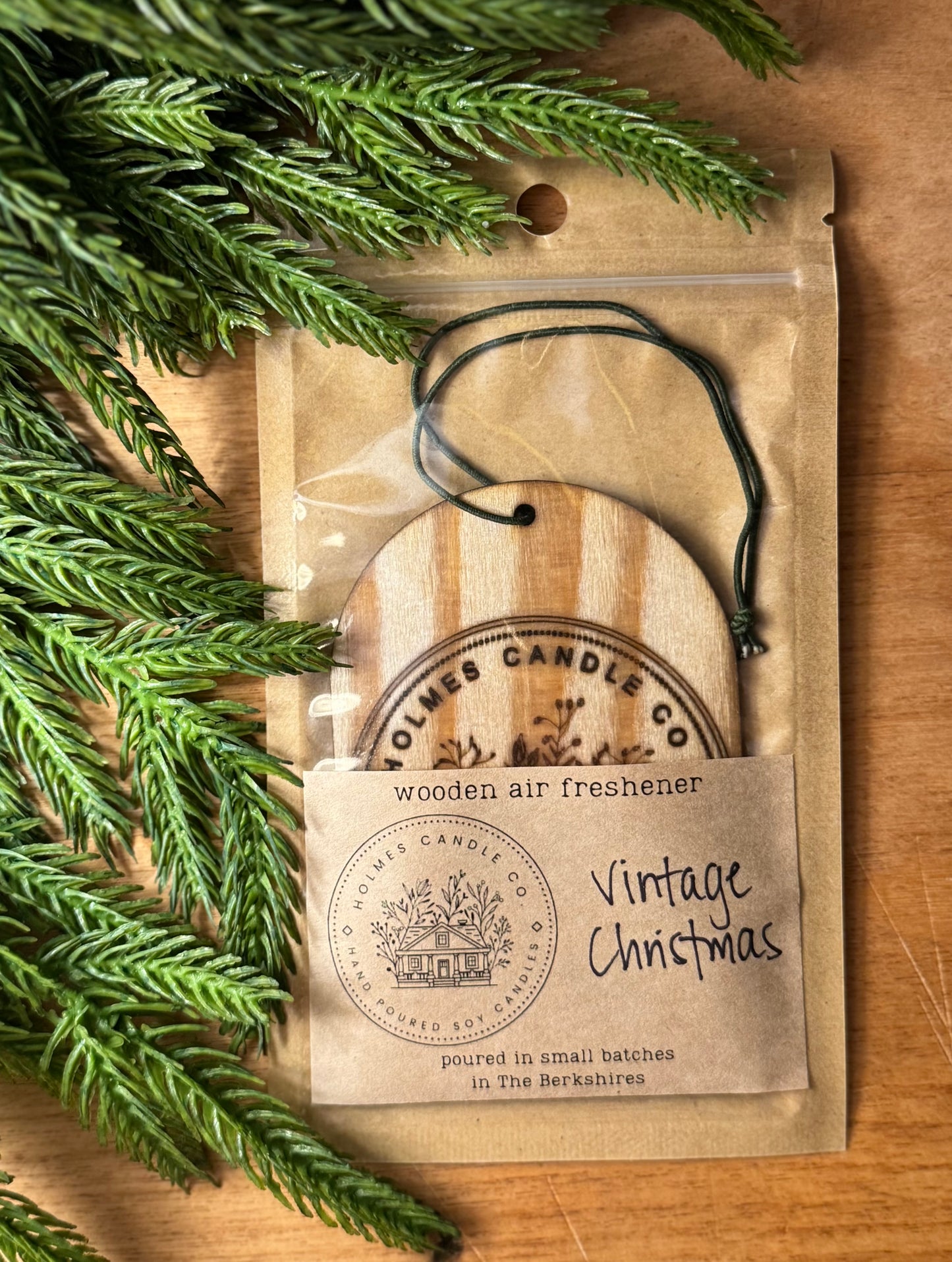 Holiday Collection: Oil Infused Wooden Air Freshener