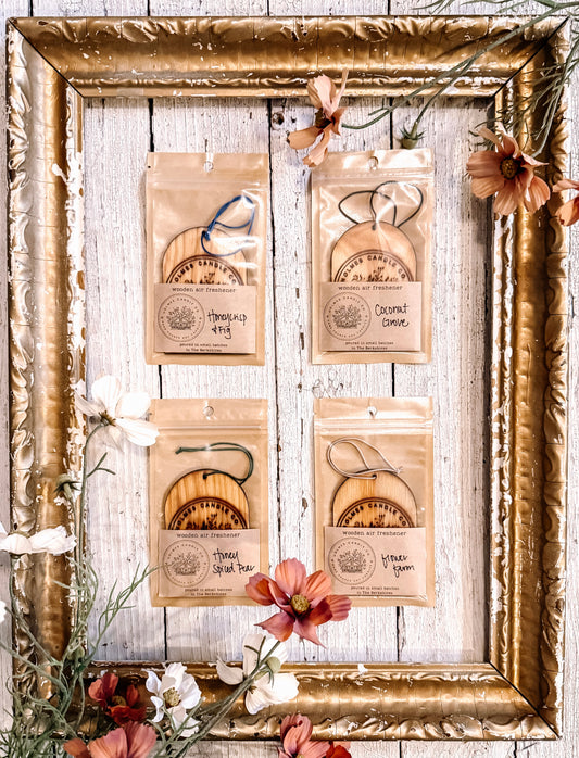 Oil Infused Wooden Air Freshener: Spring/Summer Collection